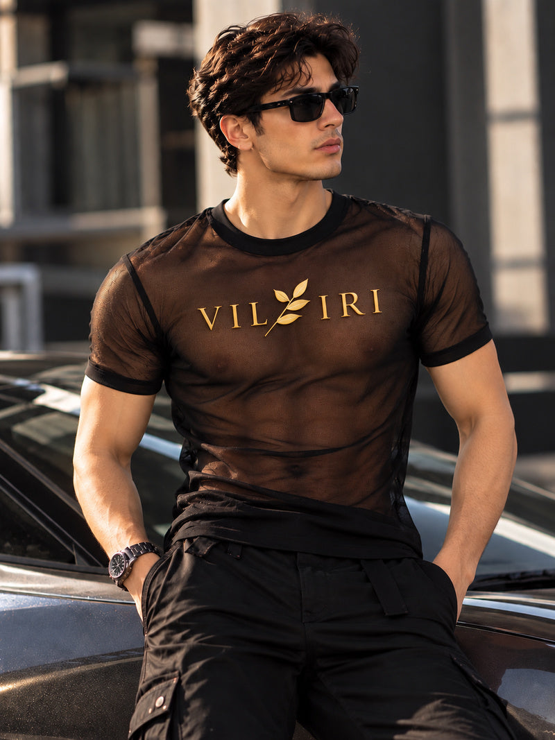 VILVIRI Obsidian Party  Mesh Tee