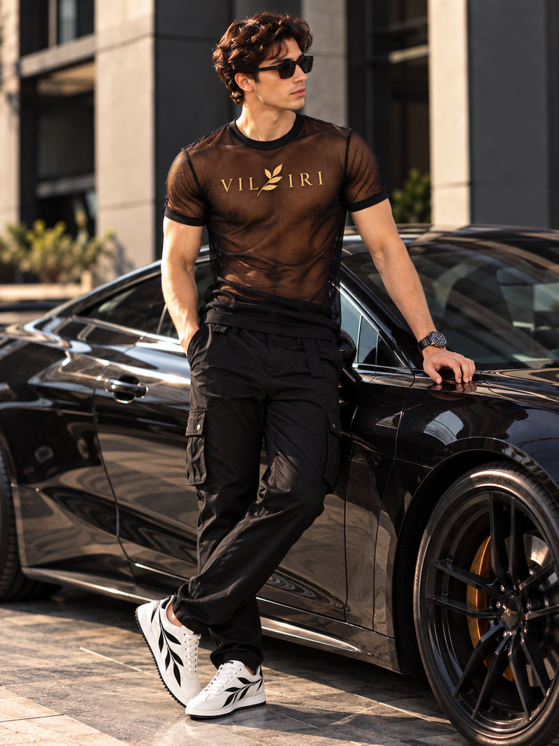VILVIRI Obsidian Party  Mesh Tee
