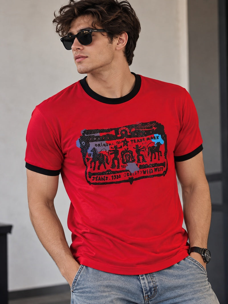 Crimson Heritage Ringer Tee