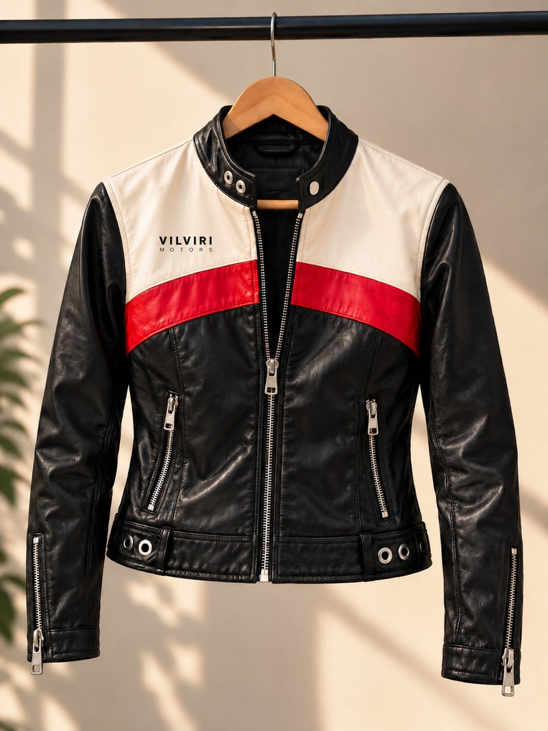 VILVIRI Velocity Noir Moto Jacket